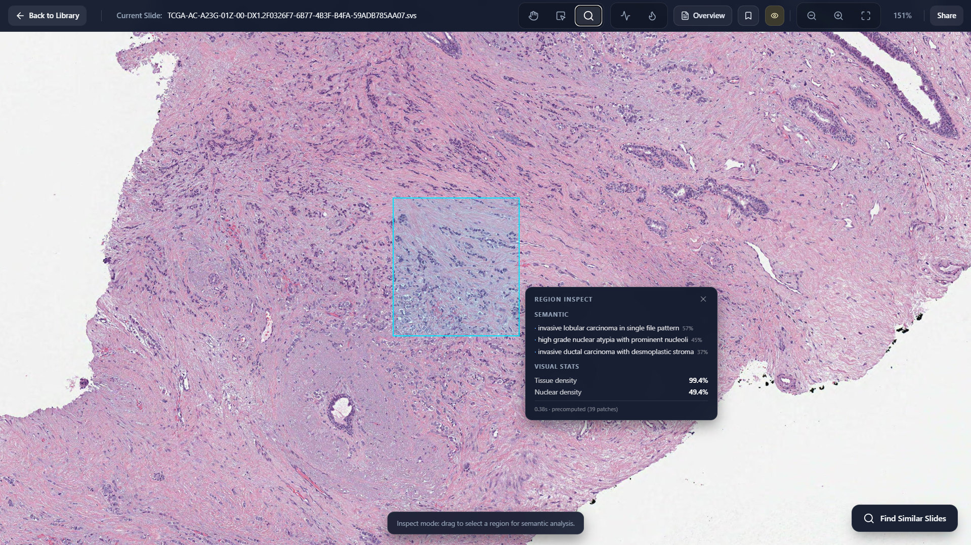 Inspect Region screenshot