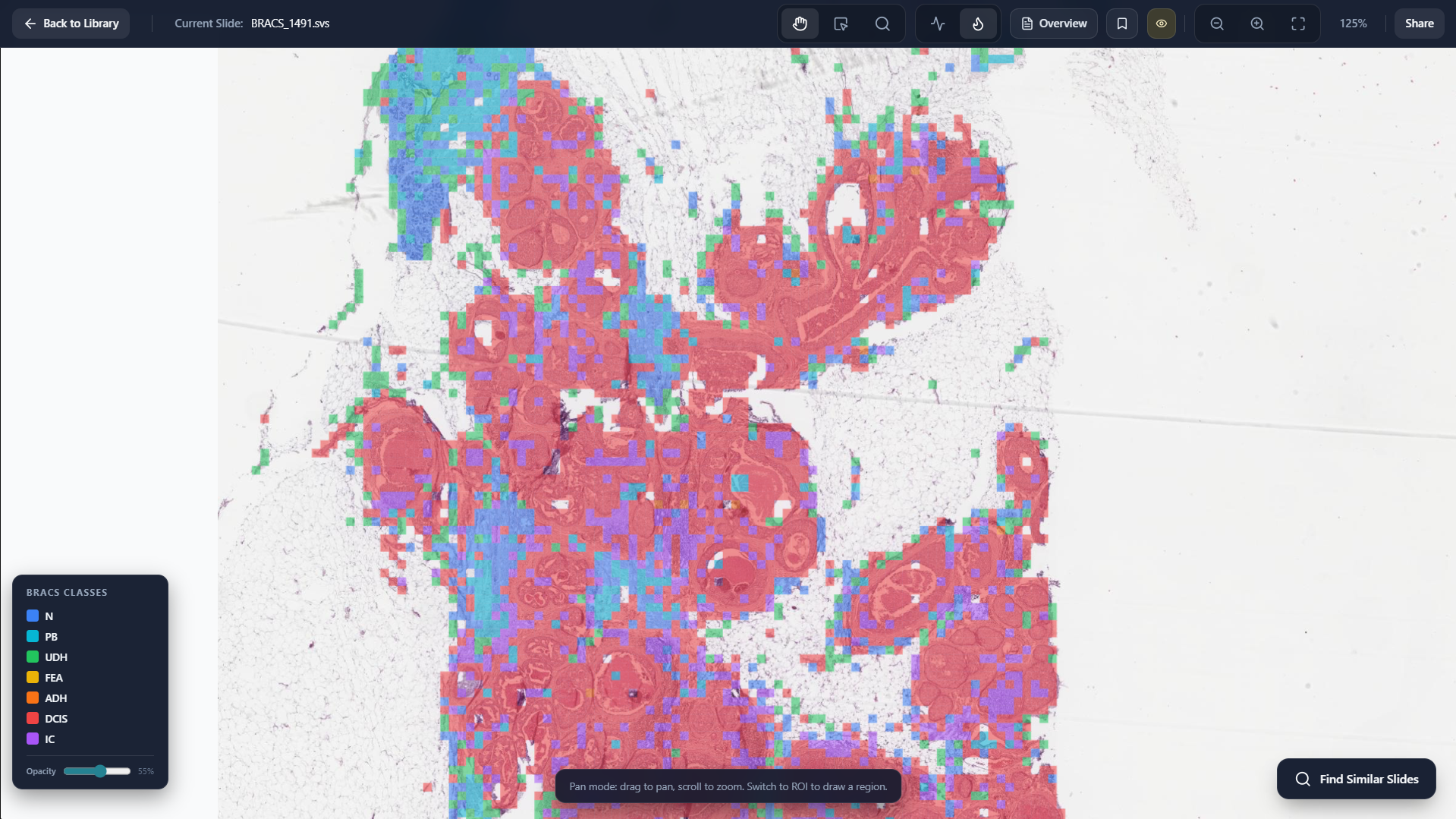 Class Heatmap screenshot
